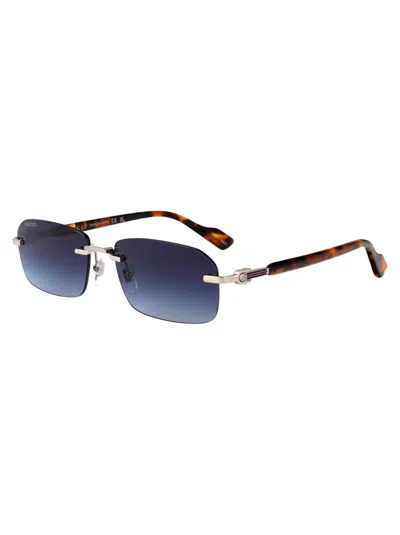 Gucci Eyewear Sunglasses In Blue