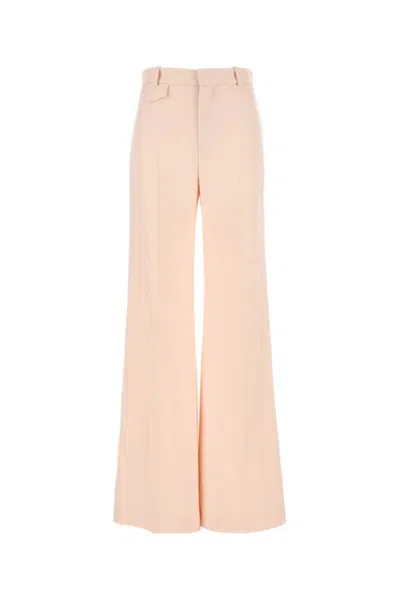 Chloé High Rise Flare Jeans In Pink