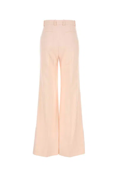 Chloé High Rise Flare Jeans In Pink