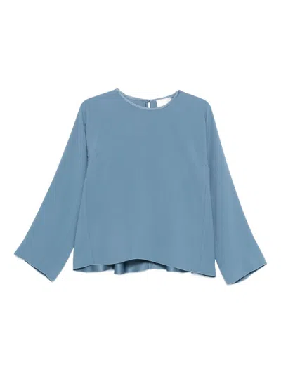 Forte Forte Women Satin Blouse In Blue