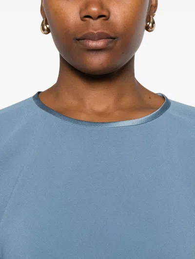 Forte Forte Women Satin Blouse In Blue