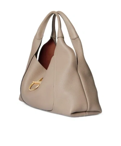 Gucci Softbit Maxi Shoulder Bag In Brown