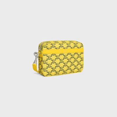 Celine Small Rectangular Crossbody Bag Adjustable Strap In Gold