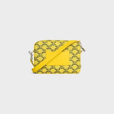 Celine Small Rectangular Crossbody Bag Adjustable Strap In Gold