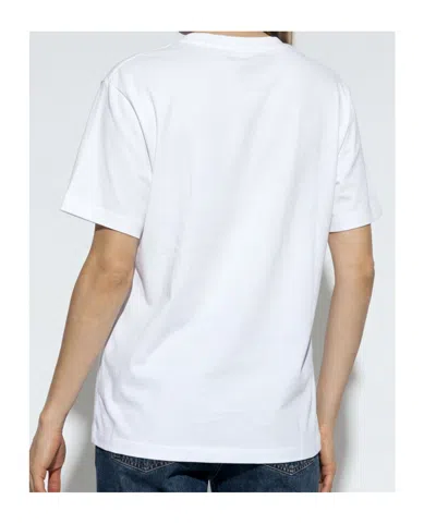 Ganni Essential Basic T-shirt In White