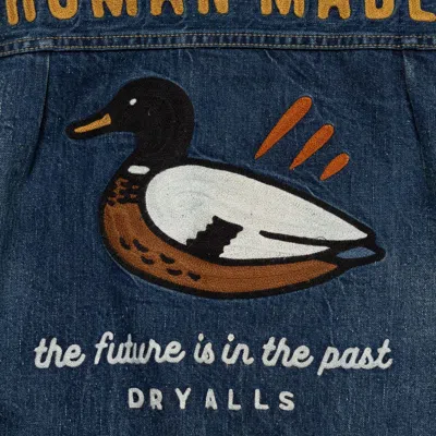 Human Made Denim Work Jacket Future In Blue
