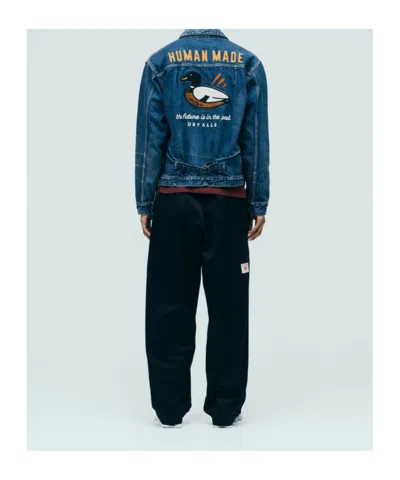 Human Made Denim Work Jacket Future In Blue