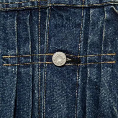 Human Made Denim Work Jacket Future In Blue