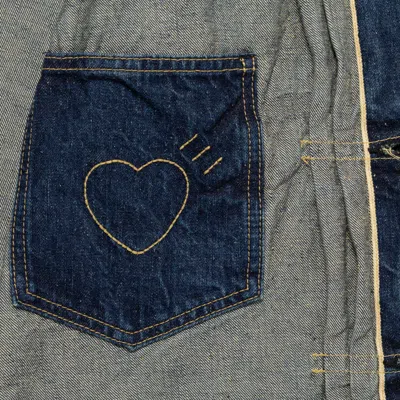 Human Made Denim Work Jacket Future In Blue