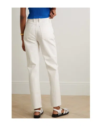 Frame Le High 'n' Tight High-rise Straight-leg Jeans In White