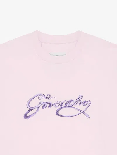 Givenchy Women Pink Wool T-shirt In Pink