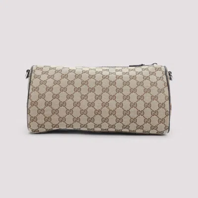 Gucci Unisex Brown Leather Bag In Multi