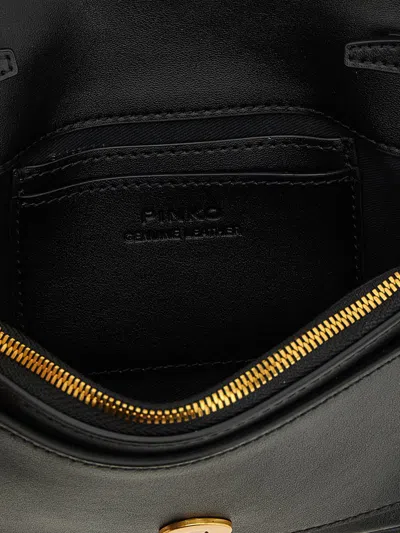 Pinko Pocket Love One Crossbody Bag In Black