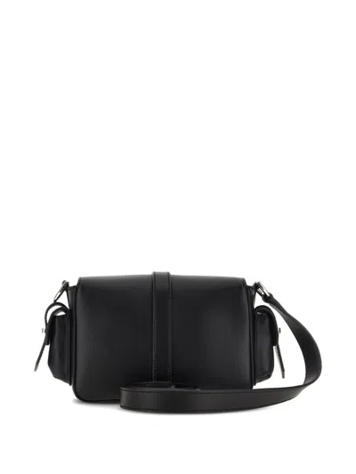 Hogan Rectangular Black Bag With Structured Silhouette In Black