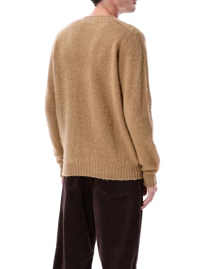 Howlin' Brown Crewneck Wool Sweater In Brown