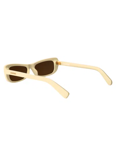 Jacquemus Beige Acetate Sunglasses