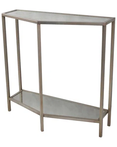 Lamps Per Se Metal & Glass Console Table