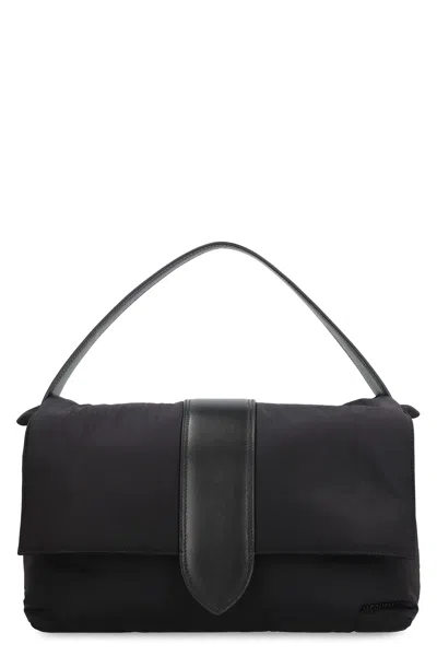 Jacquemus Le Bambino Nylon Messenger Bag In Black