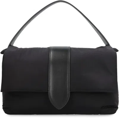 Jacquemus Le Bambino Nylon Messenger Bag In Black