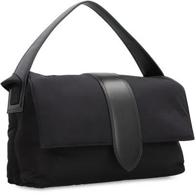 Jacquemus Le Bambino Nylon Messenger Bag In Black