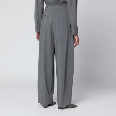 Jacquemus D'homme Pleated Stretch-wool Tapered Pants In Multi
