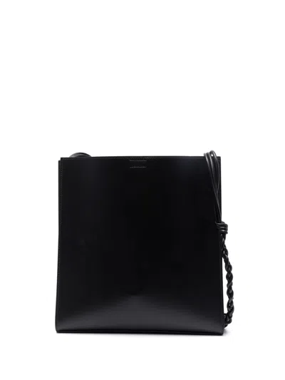 Jil Sander Shoulder Bag With Logo In Black
