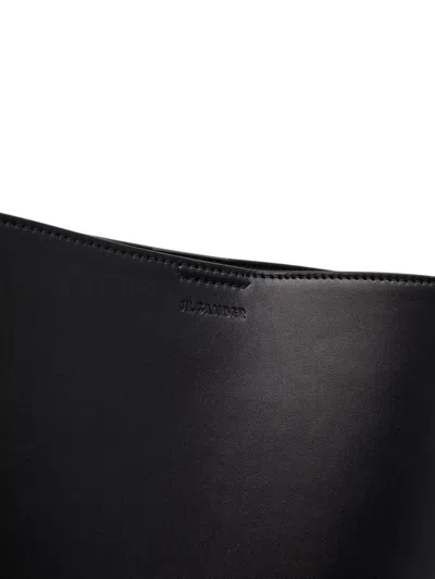 Jil Sander Shoulder Bag With Logo In Black