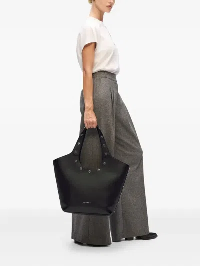 Karl Lagerfeld Marais Md Tote In Black