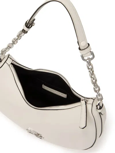 Karl Lagerfeld Moon Shoulder Bag In Neutral
