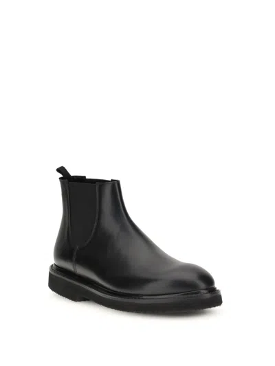 Premiata Chelsea Ankle Boots In Black