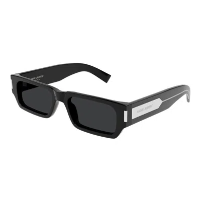 Saint Laurent Eyewear Sl 660 Rectangular Frame Sunglasses In Black