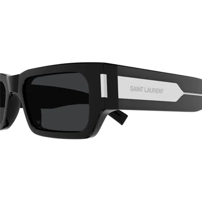 Saint Laurent Eyewear Sl 660 Rectangular Frame Sunglasses In Black