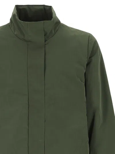 K-way Isan Zip-up Jacket In Green