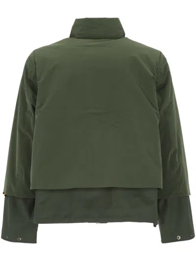 K-way Isan Zip-up Jacket In Green