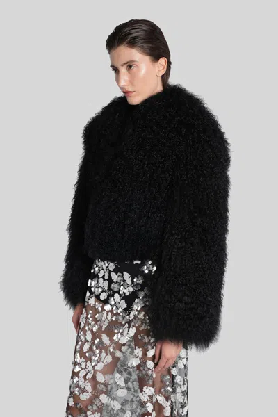 Salvatore Santoro Fur & Shearling In Black
