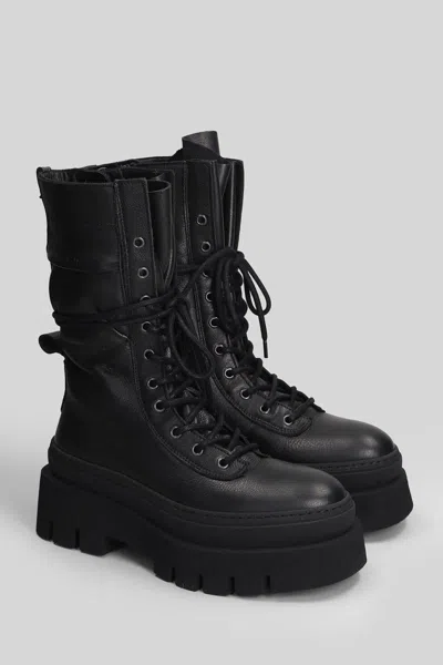 Copenhagen Cph 691 Combat Boots In Black
