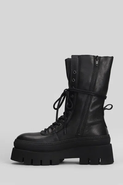 Copenhagen Cph 691 Combat Boots In Black
