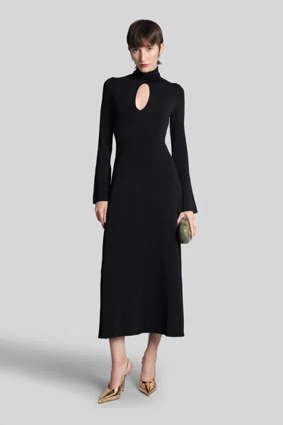 Cult Gaia Santo Long Dress In Black
