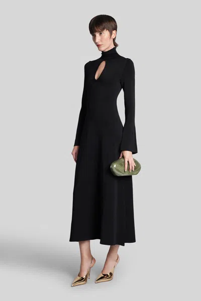Cult Gaia Santo Long Dress In Black