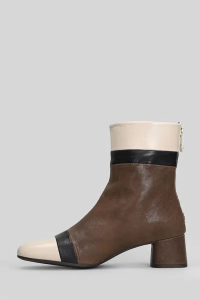 Pedro Miralles High Heels Ankle Boots In Multi