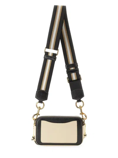 Marc Jacobs Two-tone Leather The Snapshot Crossbody Bag In Multi