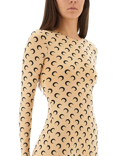 Marine Serre Moon Suit In Yellow