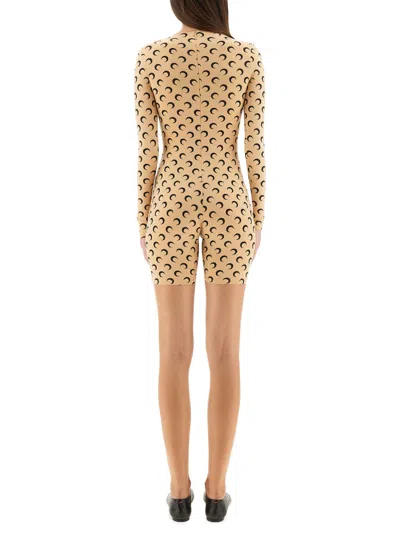 Marine Serre Moon Suit In Yellow