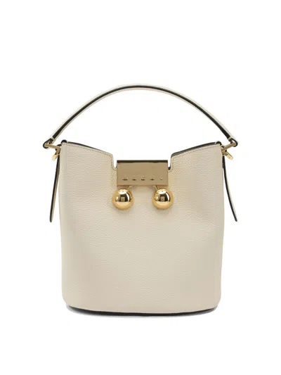 Marni Trunkaroo Handbags Beige In Neutral