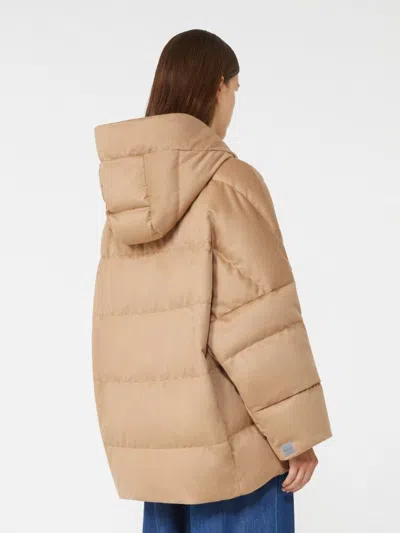 Max Mara The Cube Desiderio Quilted Jacket Camel In Neutral