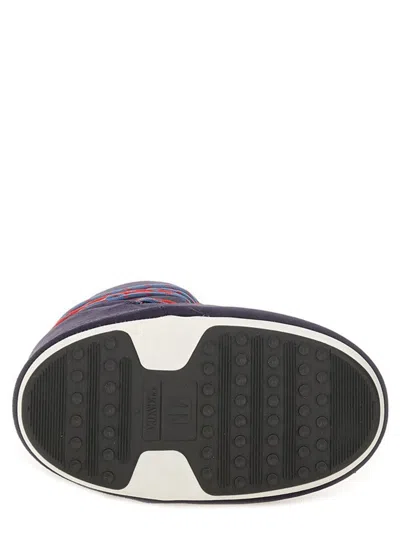 Moon Boot Mb Icon Suede Lac In Blue