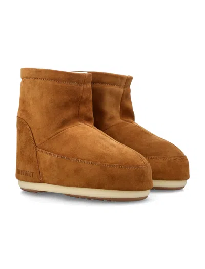 Moon Boot Icon Low Suede Snow Boots In Brown