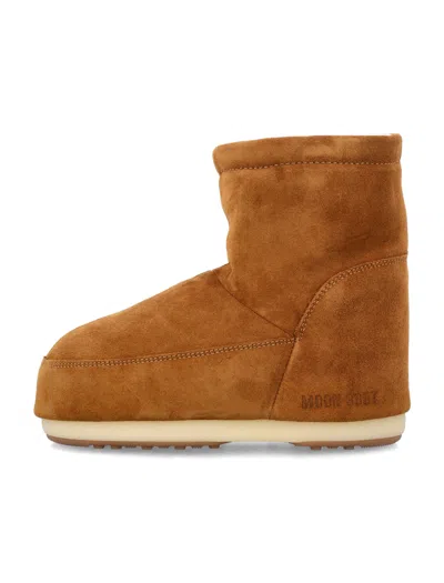 Moon Boot Icon Low Suede Snow Boots In Brown