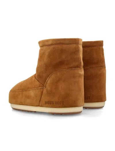 Moon Boot Icon Low Suede Snow Boots In Brown