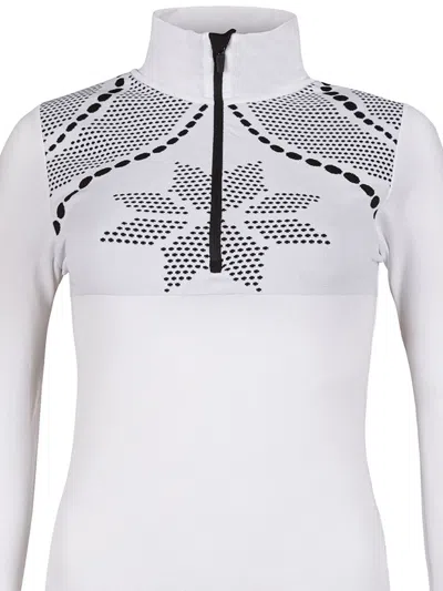 Newland Women White Polypropylene Blend Sweater